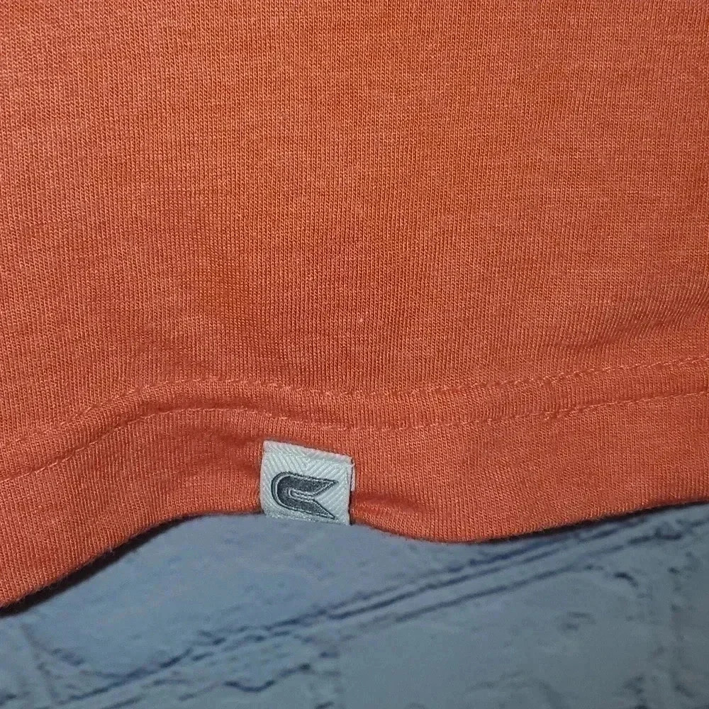 Mens Colosseum Clemson Orange All In Long-Sleeved Shirt Size S - Picture 5 of 6